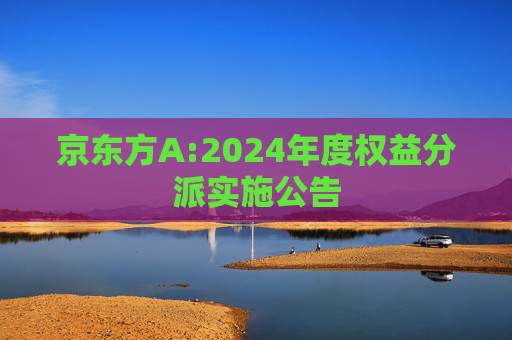 京东方A:2024年度权益分派实施公告