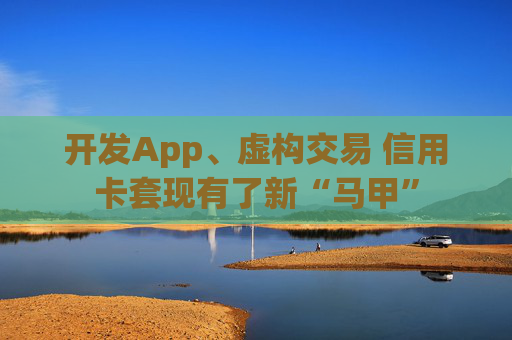 开发App、虚构交易 信用卡套现有了新“马甲”  第1张