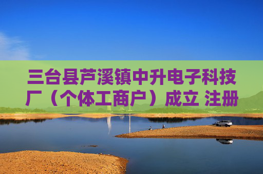 三台县芦溪镇中升电子科技厂（个体工商户）成立 注册资本5万人民币  第1张