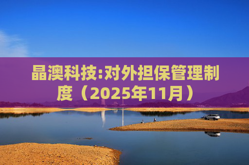 晶澳科技:对外担保管理制度（2025年11月）
