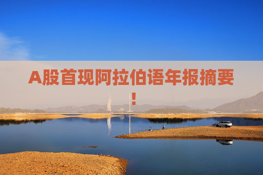 A股首现阿拉伯语年报摘要！  第1张