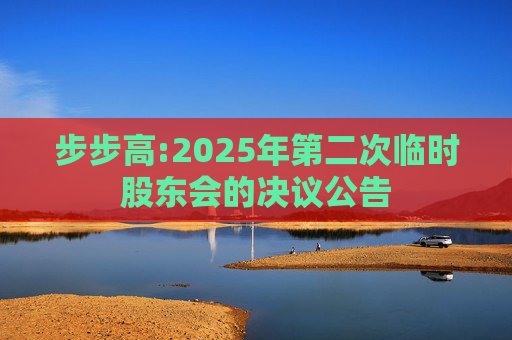 步步高:2025年第二次临时股东会的决议公告  第1张