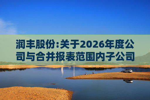 润丰股份:关于2026年度公司与合并报表范围内子公司相互担保的公告