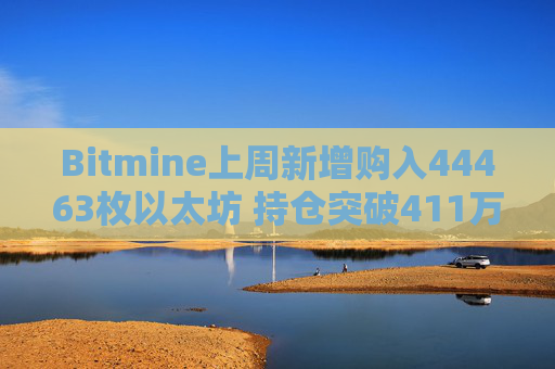 Bitmine上周新增购入44463枚以太坊 持仓突破411万枚以太坊