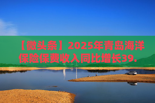 【微头条】2025年青岛海洋保险保费收入同比增长39.27%