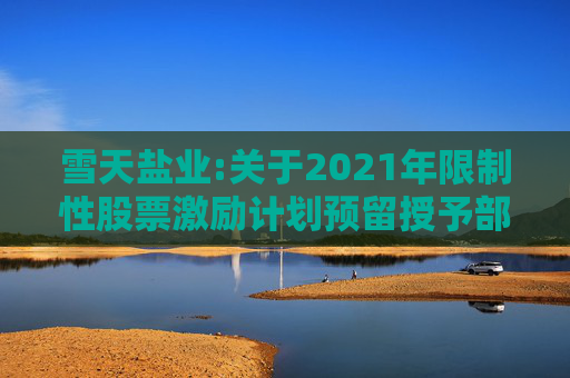 雪天盐业:关于2021年限制性股票激励计划预留授予部分限制性股票第三个解除限售期解除限售暨上市流通的提示性公告