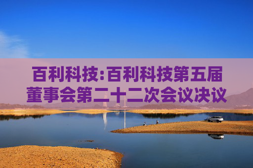 百利科技:百利科技第五届董事会第二十二次会议决议公告