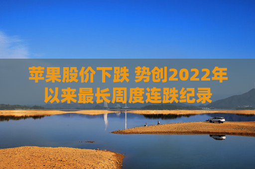 苹果股价下跌 势创2022年以来最长周度连跌纪录  第1张