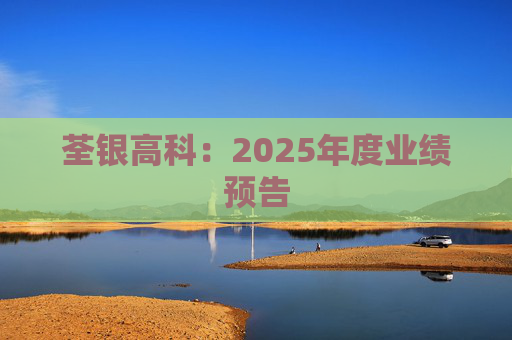 荃银高科：2025年度业绩预告