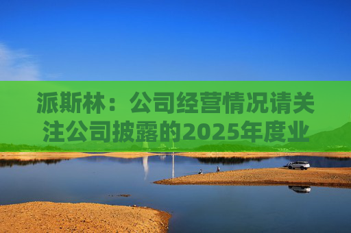 派斯林：公司经营情况请关注公司披露的2025年度业绩预告及相关定期报告