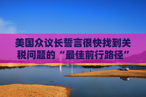 美国众议长誓言很快找到关税问题的“最佳前行路径”