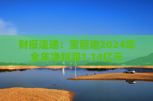 财报速递：宝丽迪2024年全年净利润1.14亿元