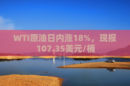 WTI原油日内涨18%，现报107.35美元/桶