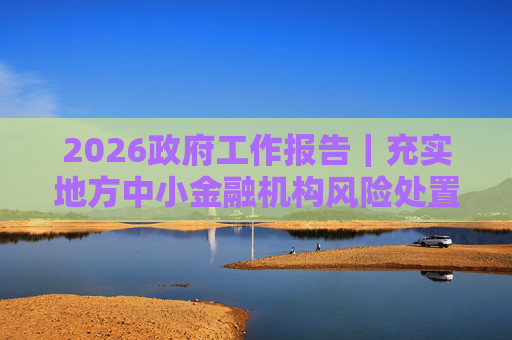 2026政府工作报告｜充实地方中小金融机构风险处置资源和手段