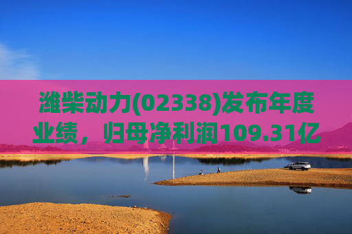 潍柴动力(02338)发布年度业绩，归母净利润109.31亿元 同比减少4.15%