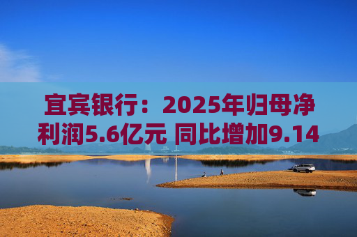 宜宾银行：2025年归母净利润5.6亿元 同比增加9.14%