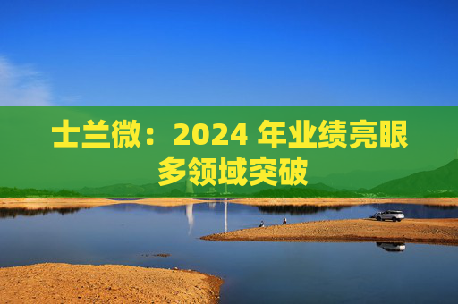 士兰微:2024 年业绩亮眼 多领域突破