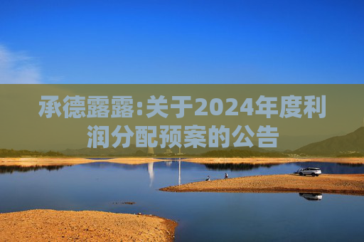承德露露:关于2024年度利润分配预案的公告  第1张