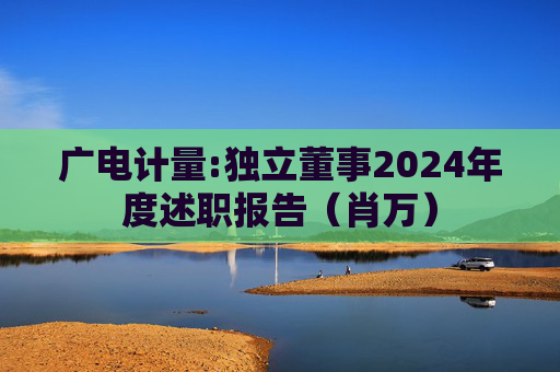 广电计量:独立董事2024年度述职报告（肖万）  第1张