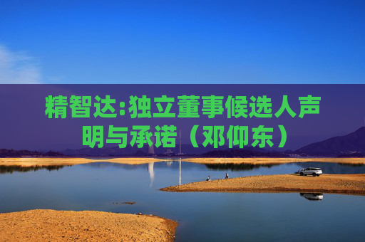 精智达:独立董事候选人声明与承诺(邓仰东)