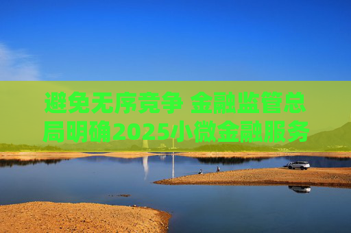 避免无序竞争 金融监管总局明确2025小微金融服务新目标