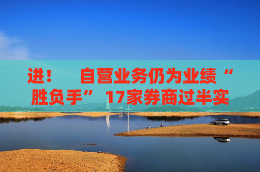进！　自营业务仍为业绩“胜负手” 17家券商过半实现营收净利双增长  第1张