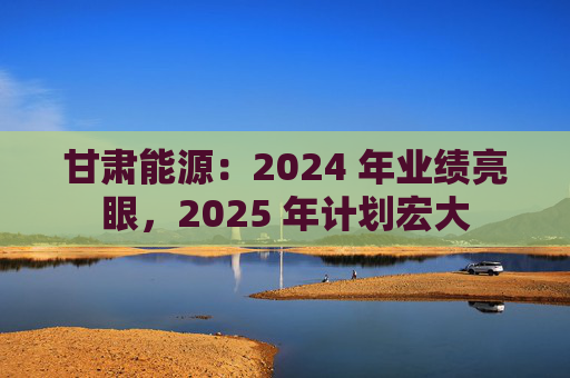 甘肃能源:2024 年业绩亮眼,2025 年计划宏大