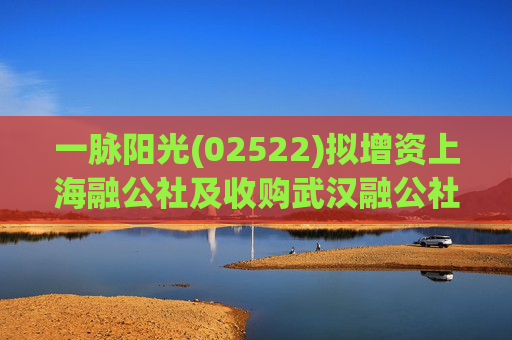 一脉阳光(02522)拟增资上海融公社及收购武汉融公社51%股权  第1张