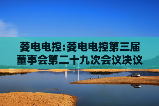 菱电电控:菱电电控第三届董事会第二十九次会议决议公告