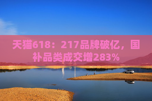 天猫618:217品牌破亿,国补品类成交增283%