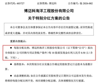 新年第一天，A股公司“送红包”！