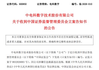 600850，突遭立案！