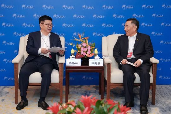 进出口银行董事长陈怀宇与中国能建董事长宋海良举行会谈 第1张 进出口银行董事长陈怀宇与中国能建董事长宋海良举行会谈 第1张